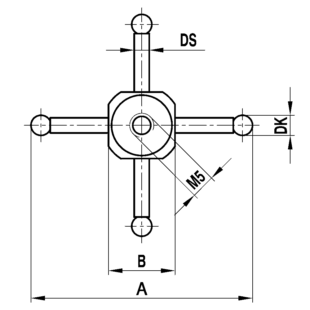 Drawing of product WT M5 035 15 045