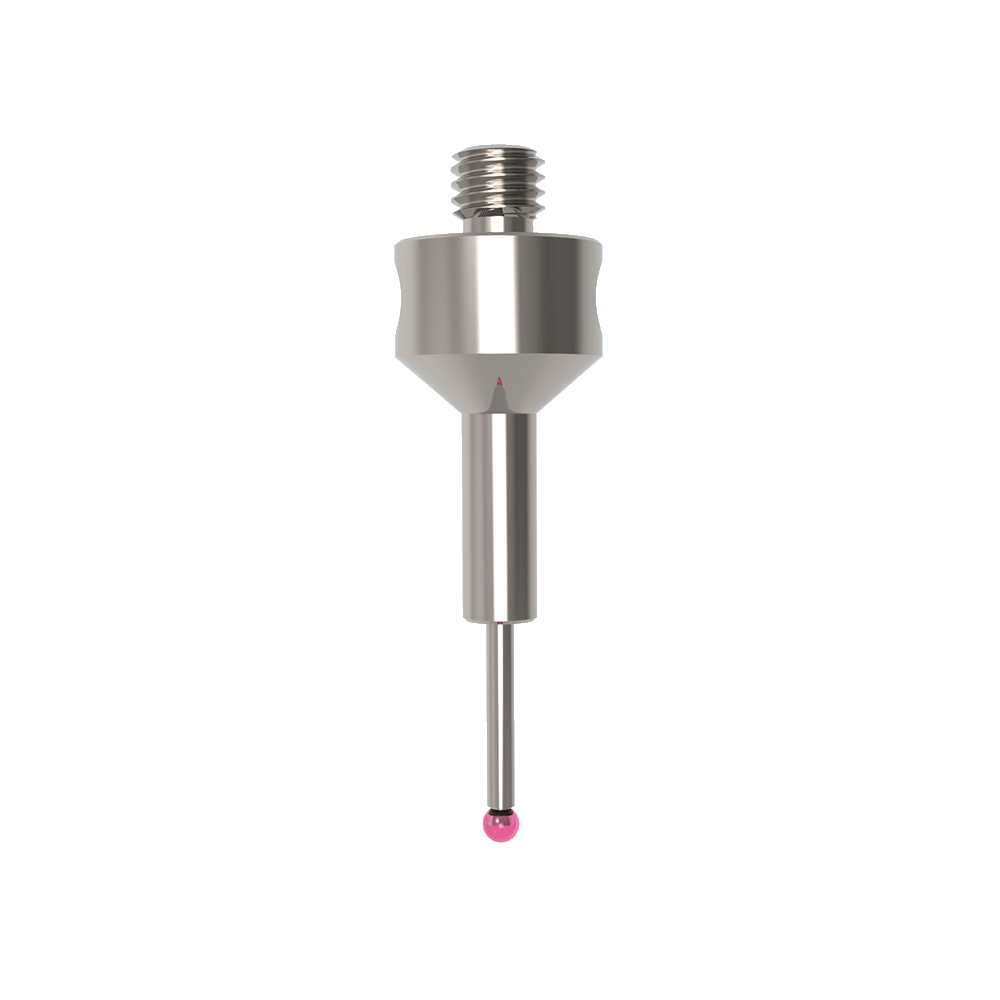 Straight Styli; base: stainless steel; stem: carbide; ball: ruby