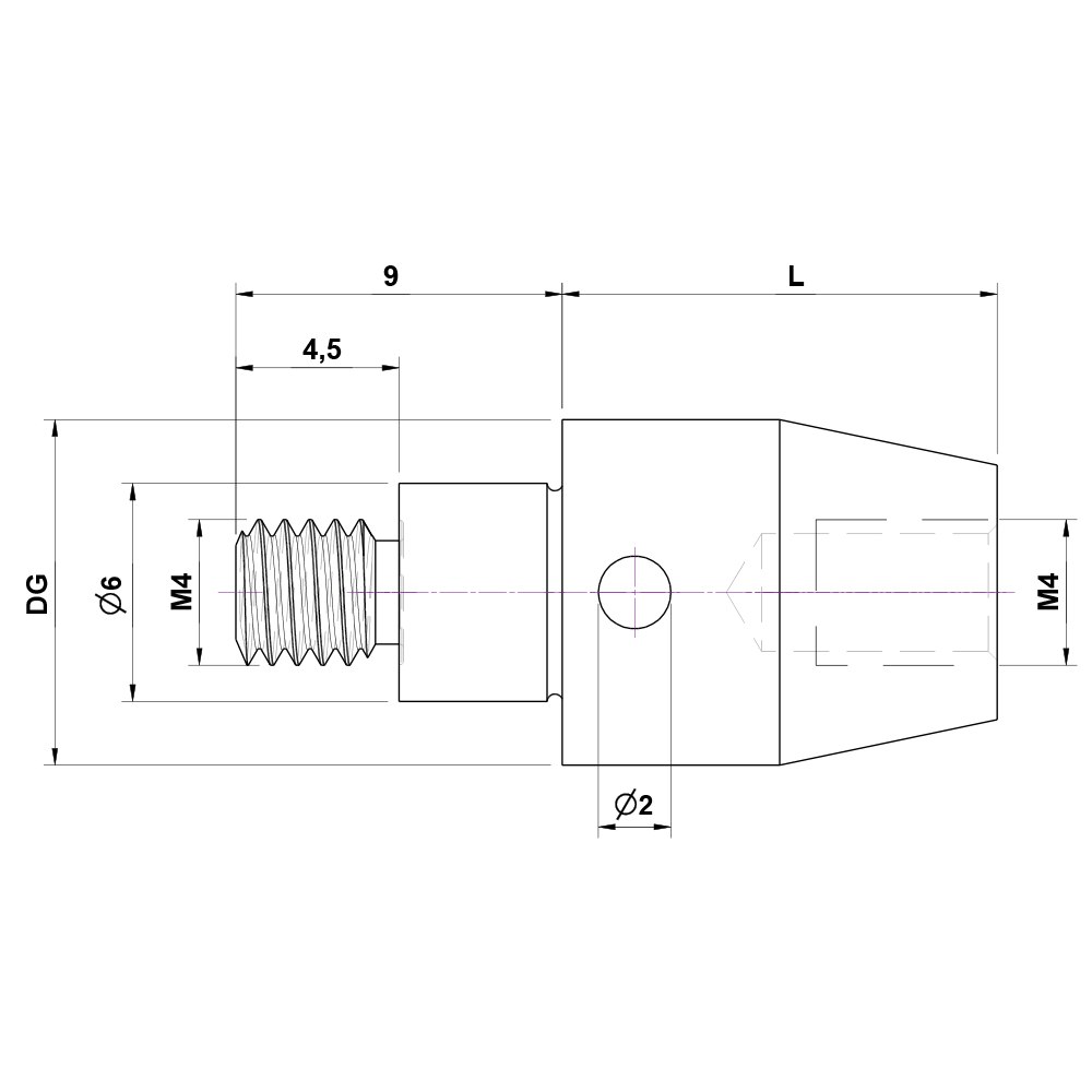 Drawing of product RI M4 M4B 095 012