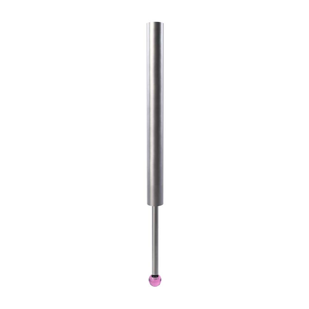Straight Styli; stem: carbide; ball: ruby
