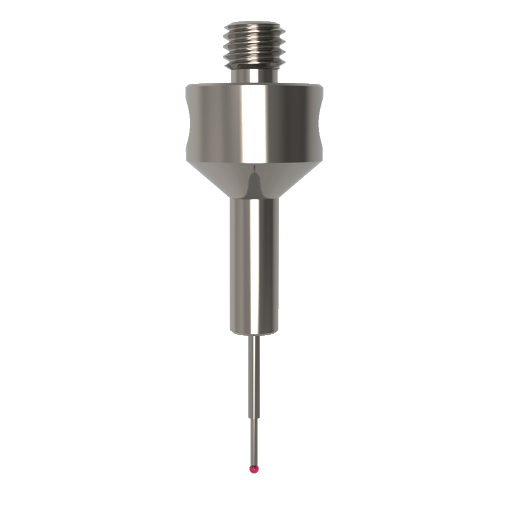 Straight Styli; base: stainless steel; stem: carbide; ball: ruby