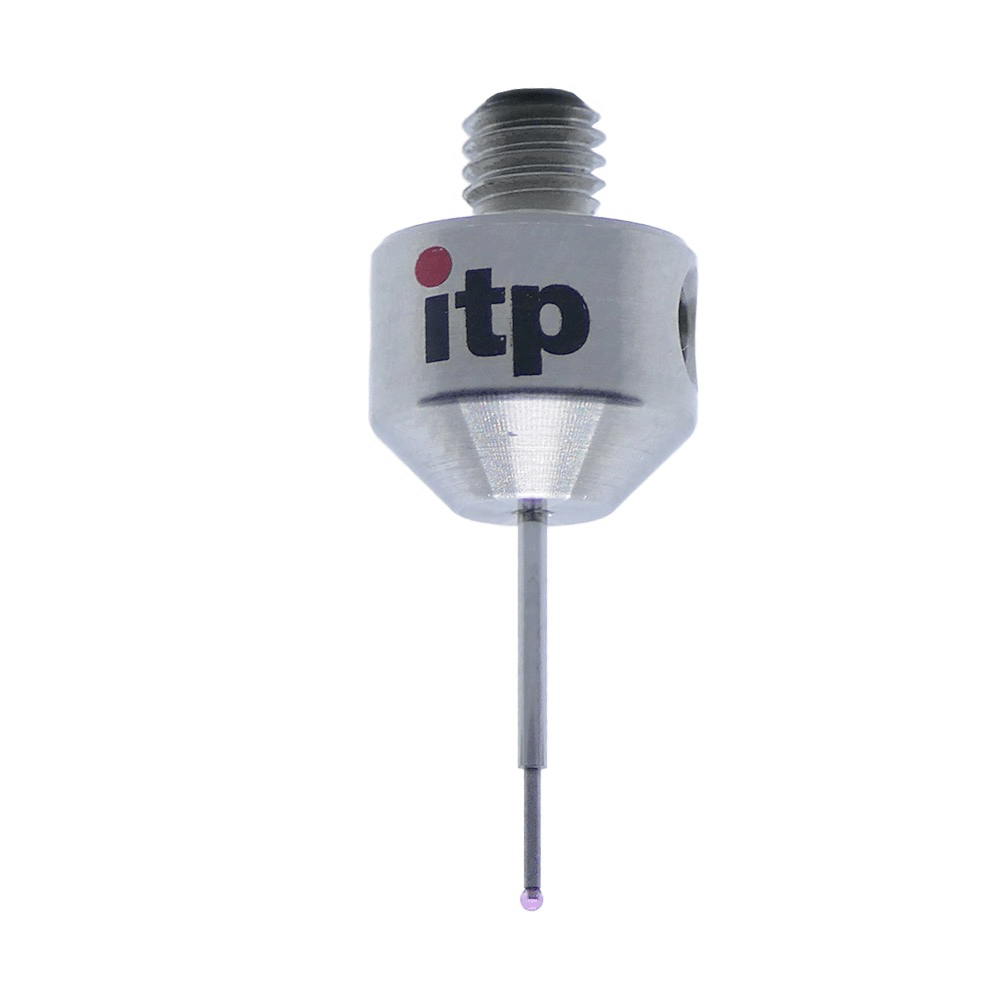 Straight Styli; base: stainless steel; stem: carbide; ball: ruby