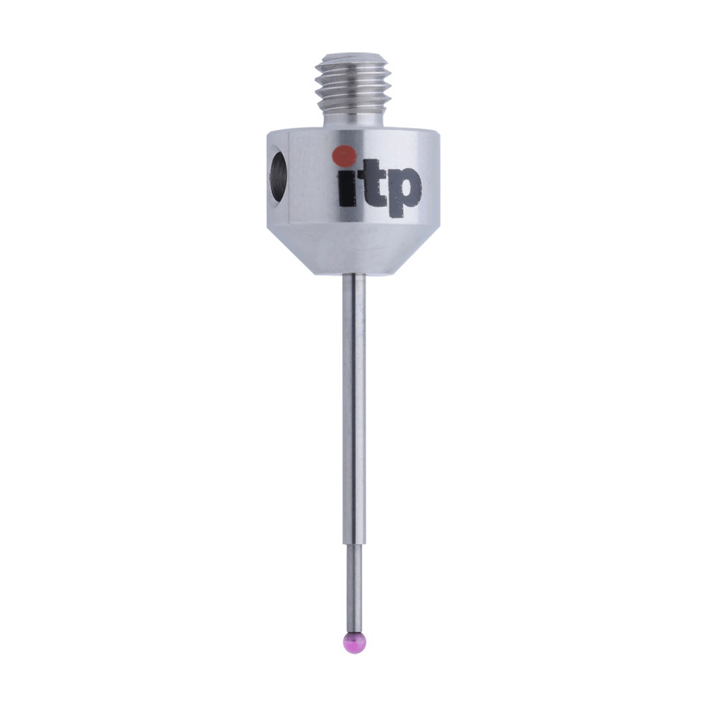 Straight Styli; base: stainless steel; stem: carbide; ball: ruby