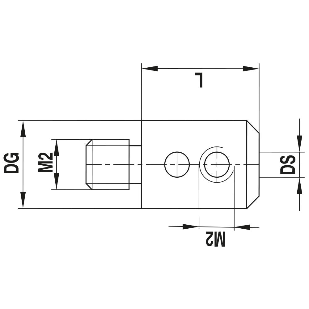 Drawing of product KH M2 020 06 008
