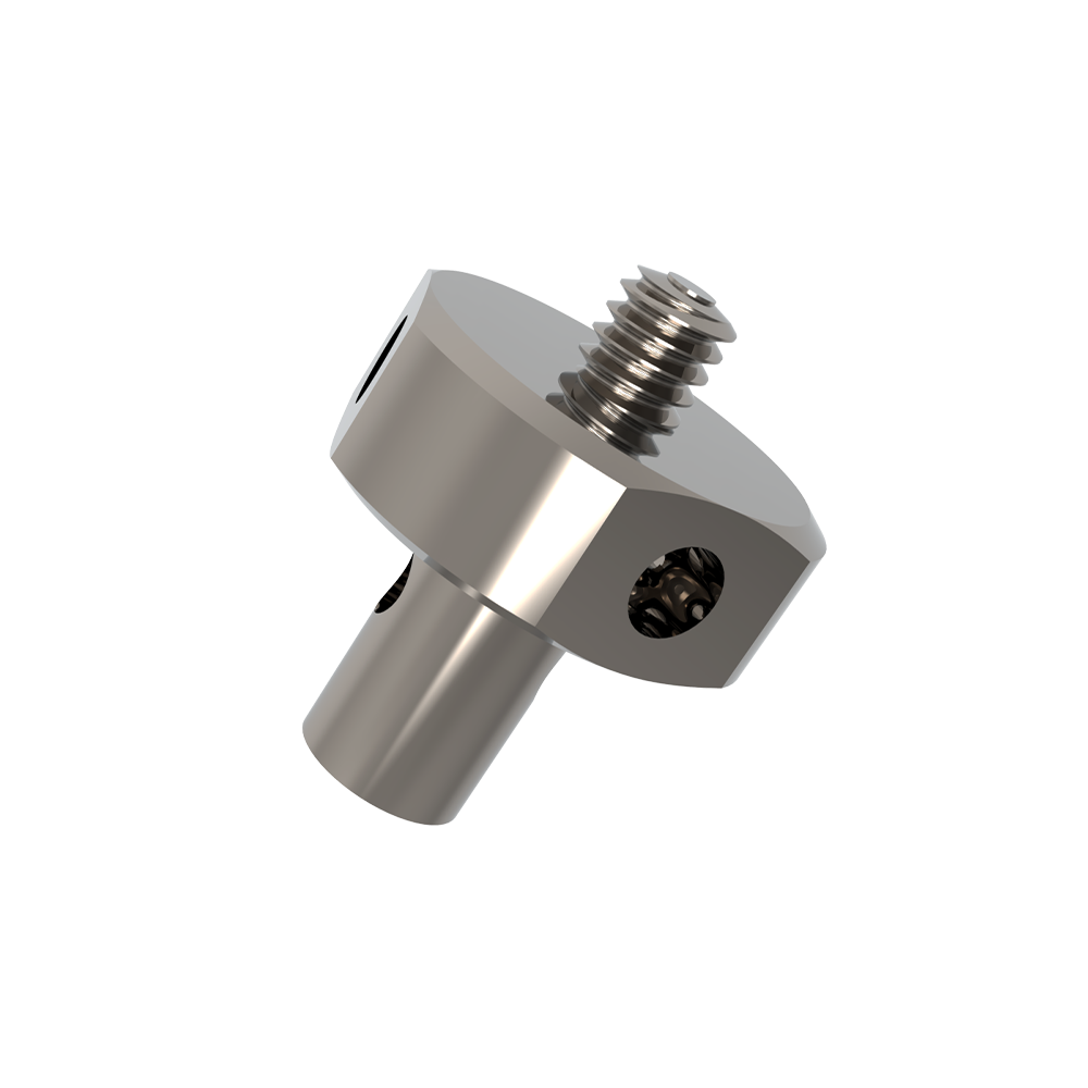 Adaptors / Holders ; base: stainless steel; stem: stainless steel