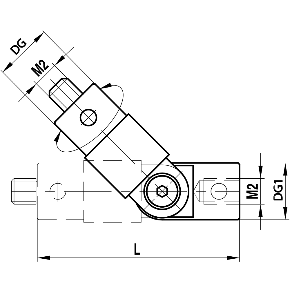 Drawing of product GI M2 000 04 016
