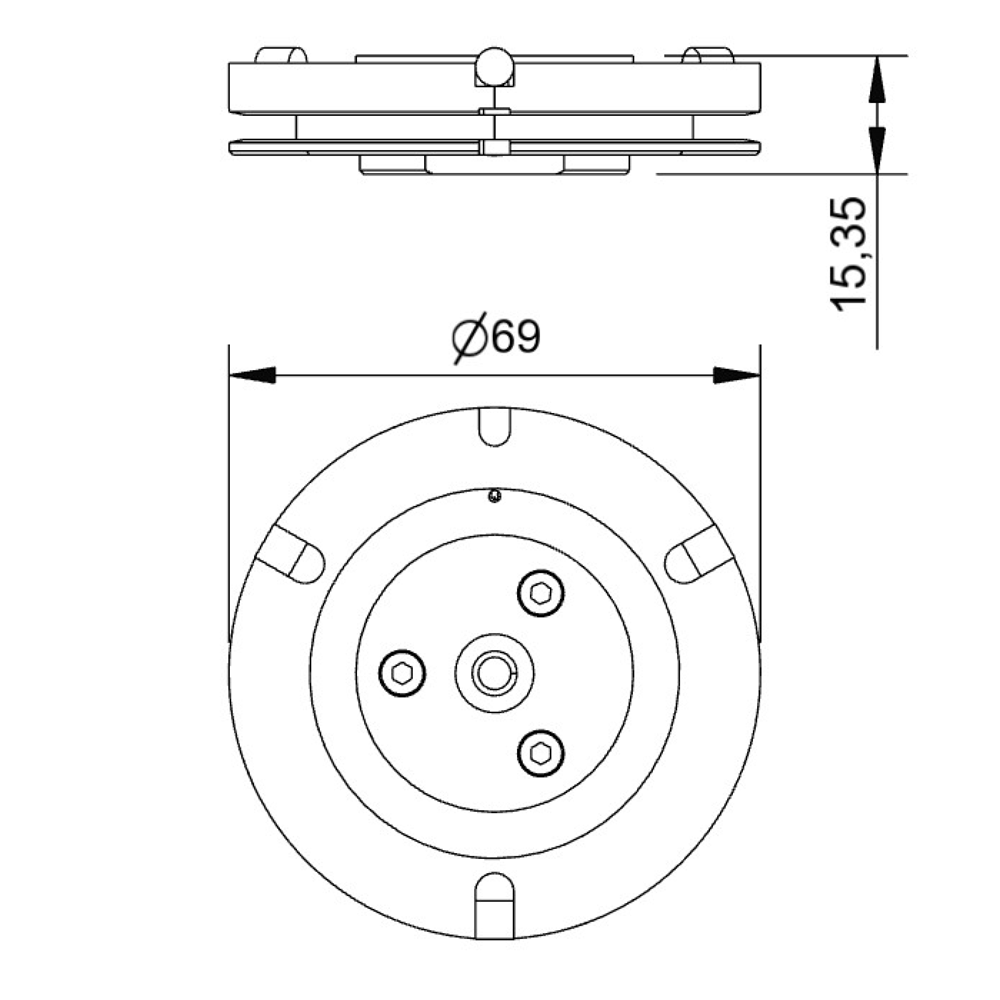 Drawing of product TP M5 MES SO 001 OW