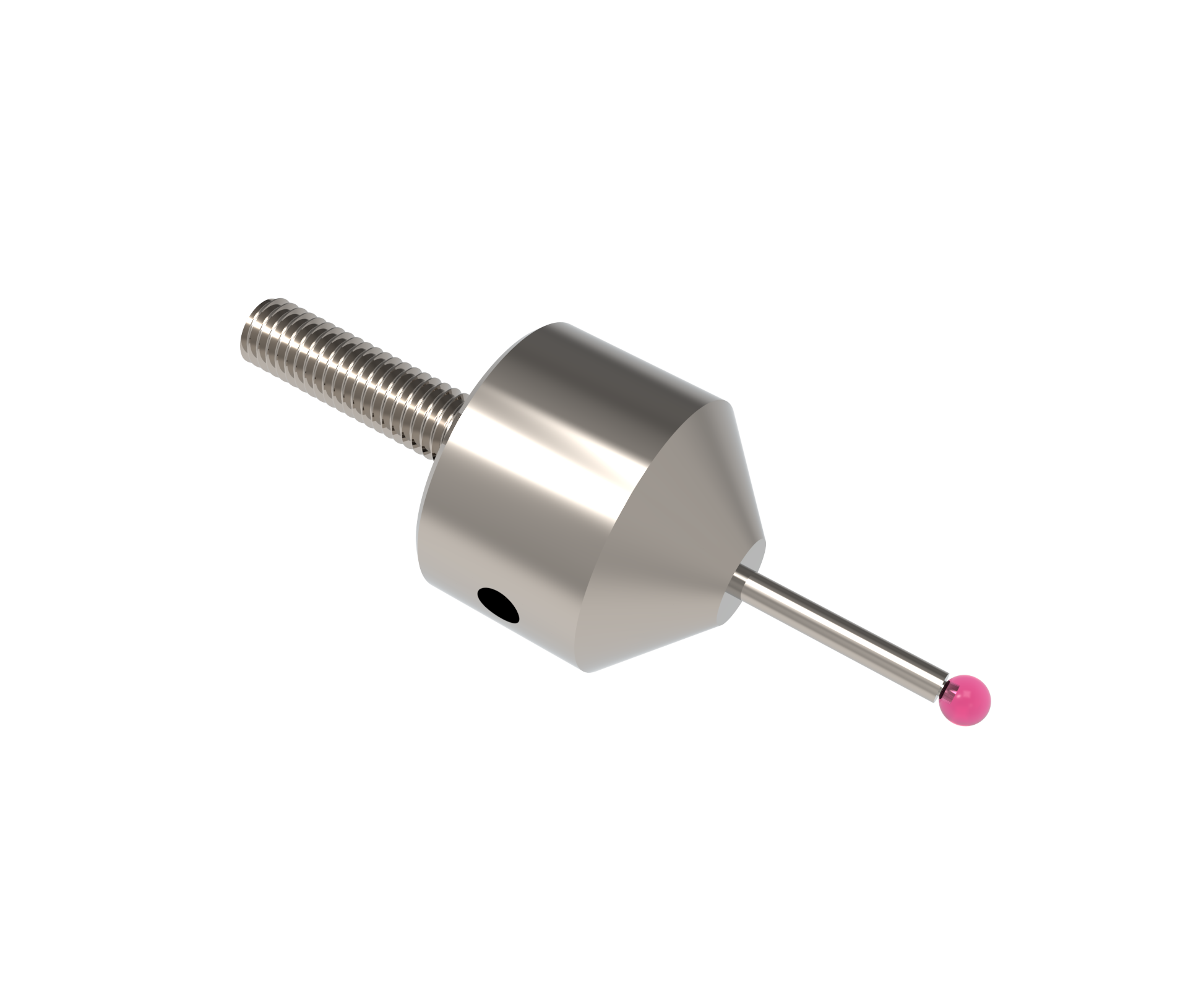 Straight Styli; base: stainless steel; stem: carbide; ball: ruby