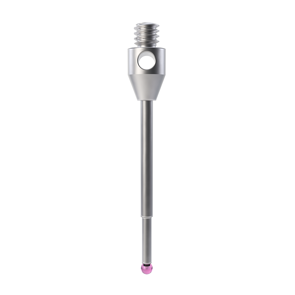 Straight Styli; base: stainless steel; stem: carbide; ball: ruby