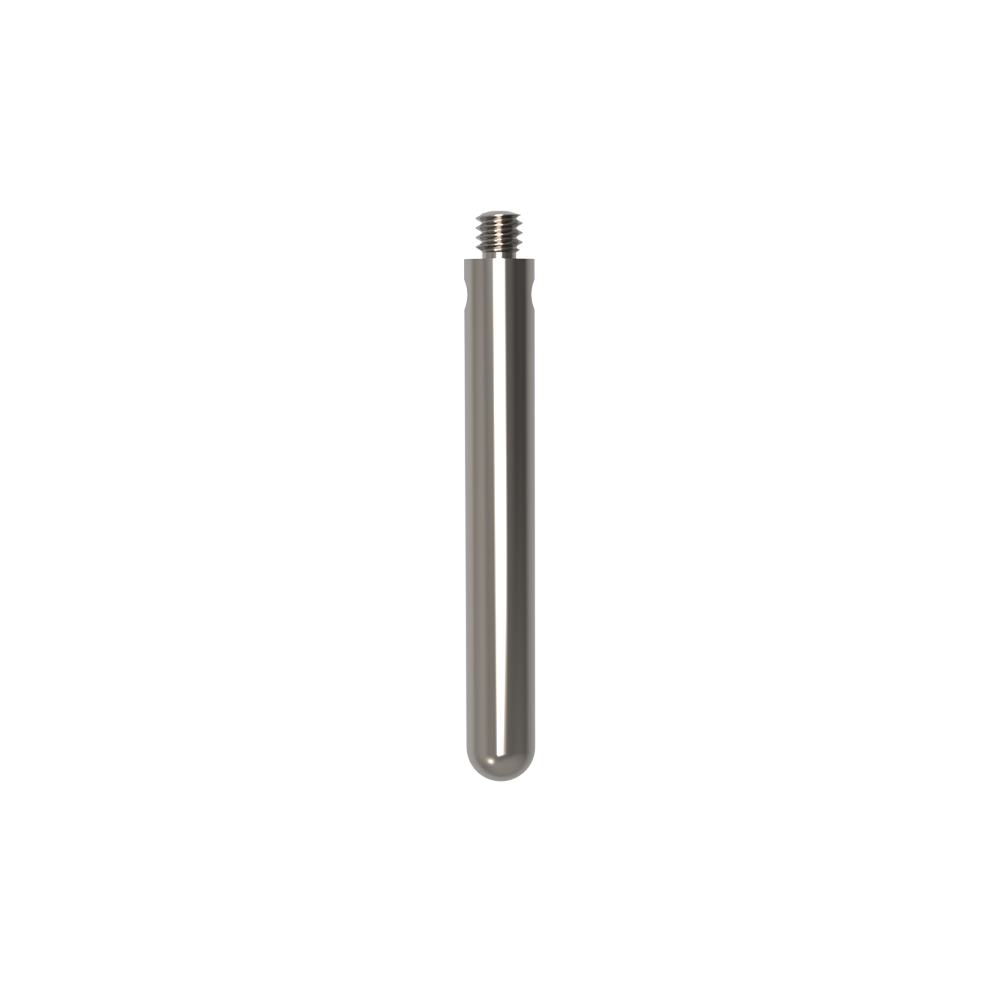Cylinder Styli; base: stainless steel; stem: carbide; ball: carbide