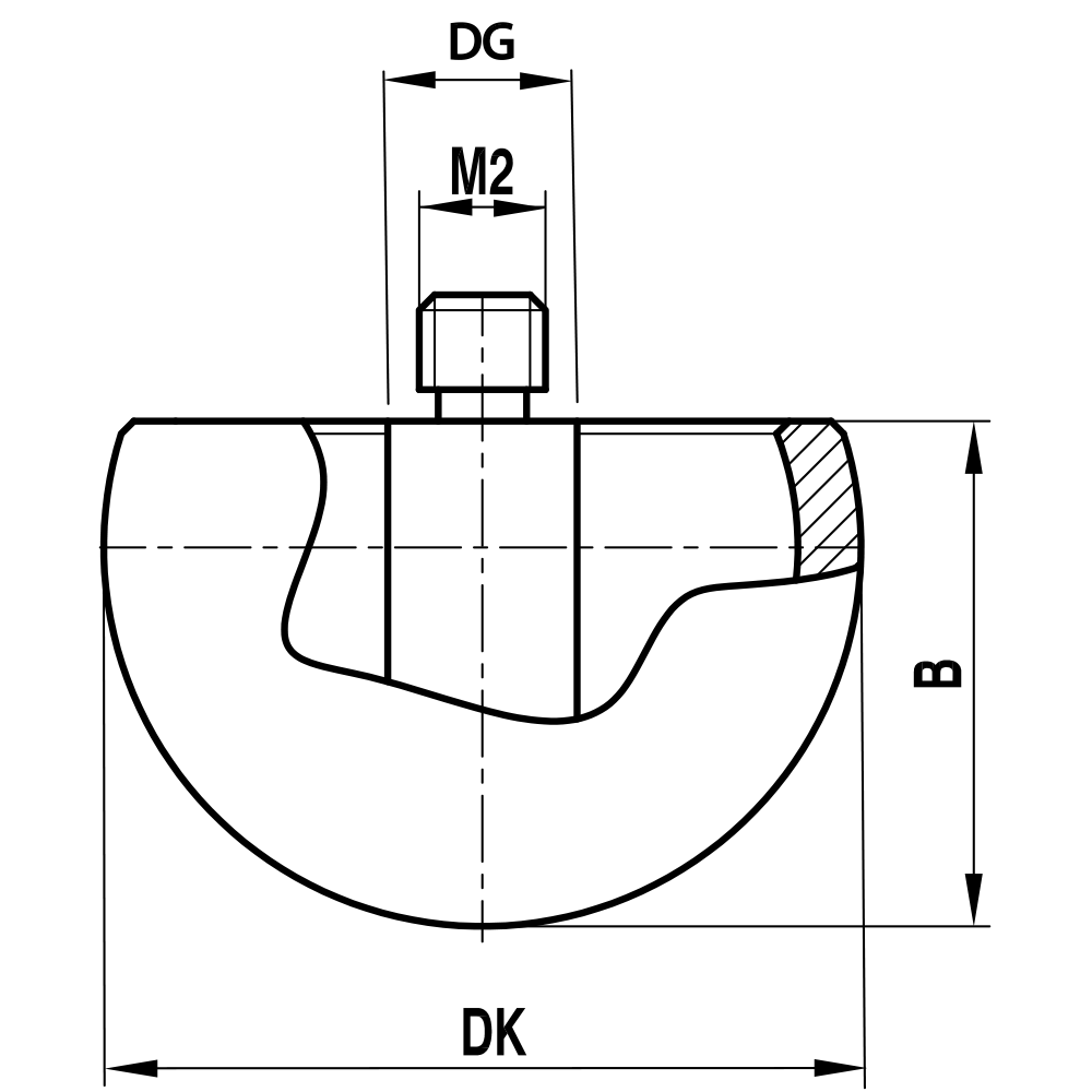 Drawing of product HK M2 300 03 018