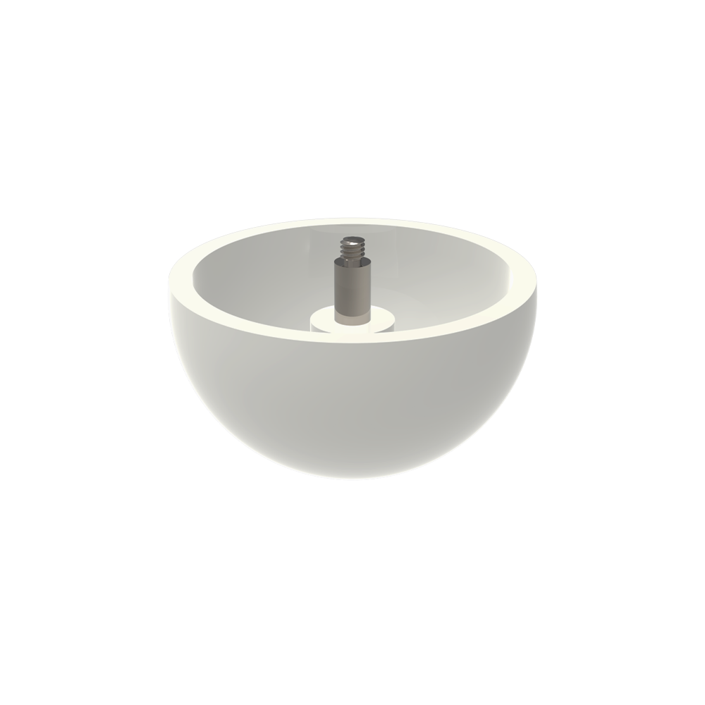 Hemispherical Styli; base: stainless steel;  ball: ceramic