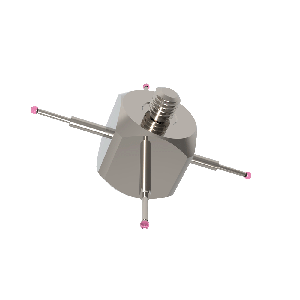 Star Styli ; base: titanium; stem: carbide ruby