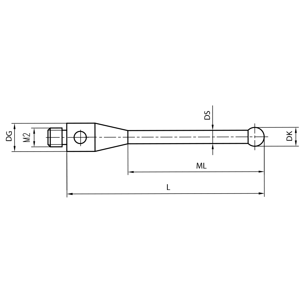 Drawing of product TI M2 020 03 021