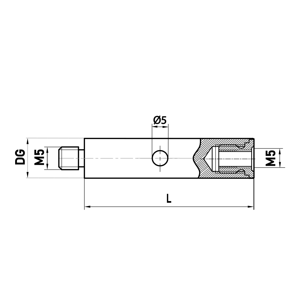 Drawing of product VA M5 000 11 080