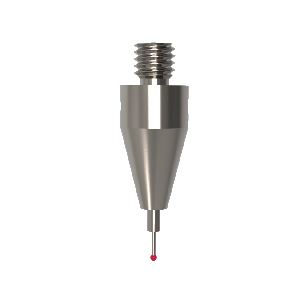 Straight Styli; base: titanium; stem: carbide; ball: ruby