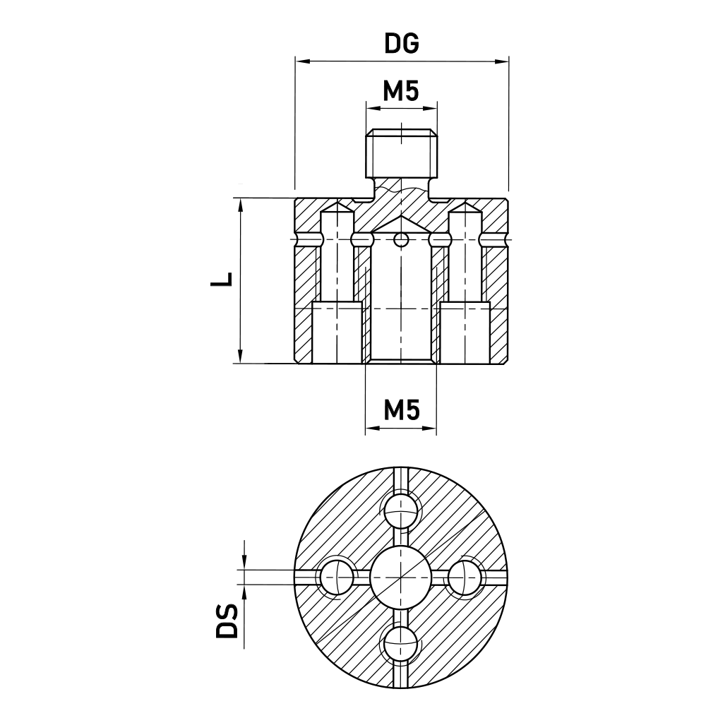 Drawing of product KH M5 000 15 012