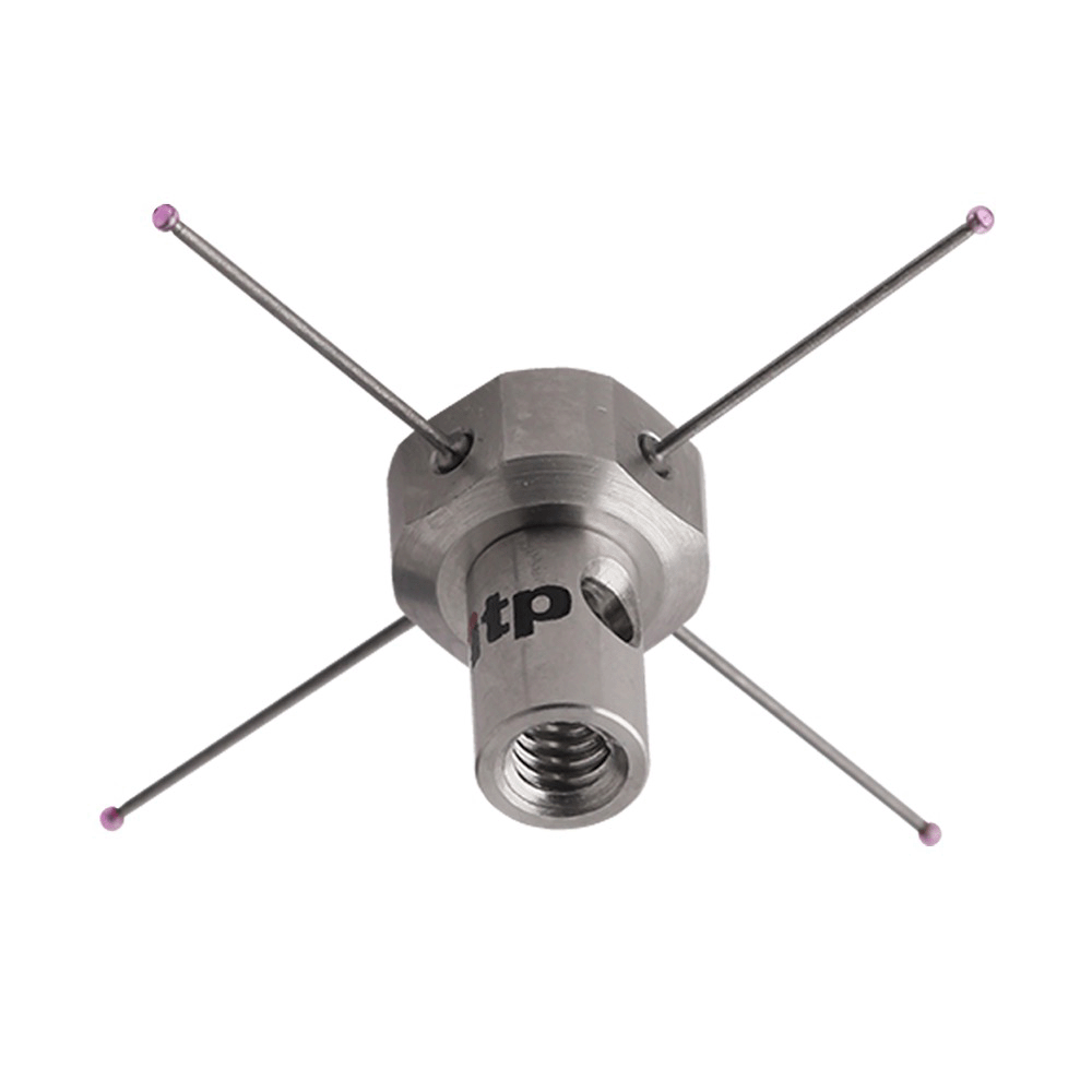 Star Styli; base: stainless steel; stem: stainless steel; ball: ruby