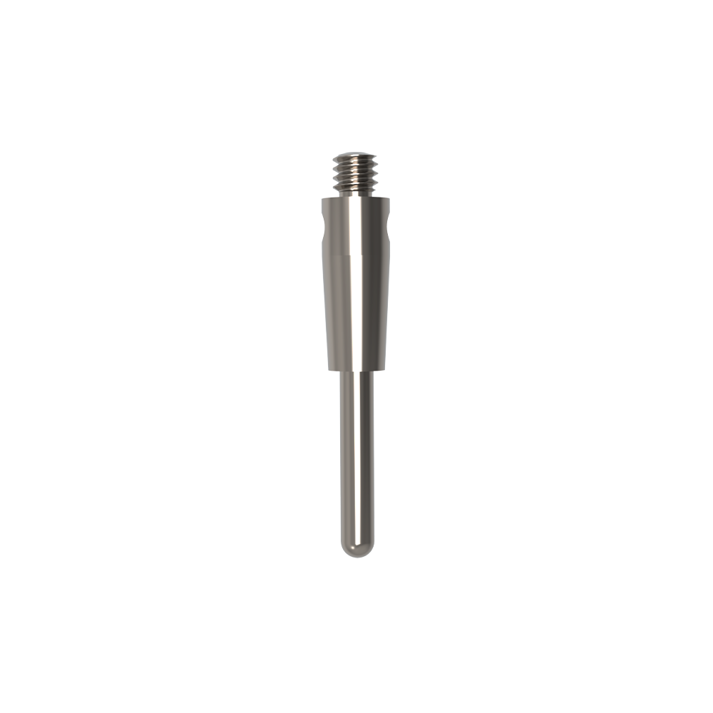 Cylinder Styli; base: stainless steel; stem: carbide; ball: carbide