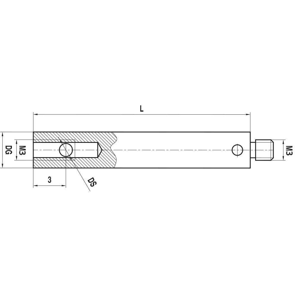 Drawing of product KH M3 015 04 030