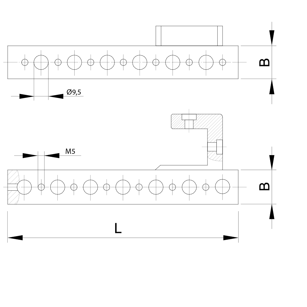 Drawing of product MA M5 000 20 100