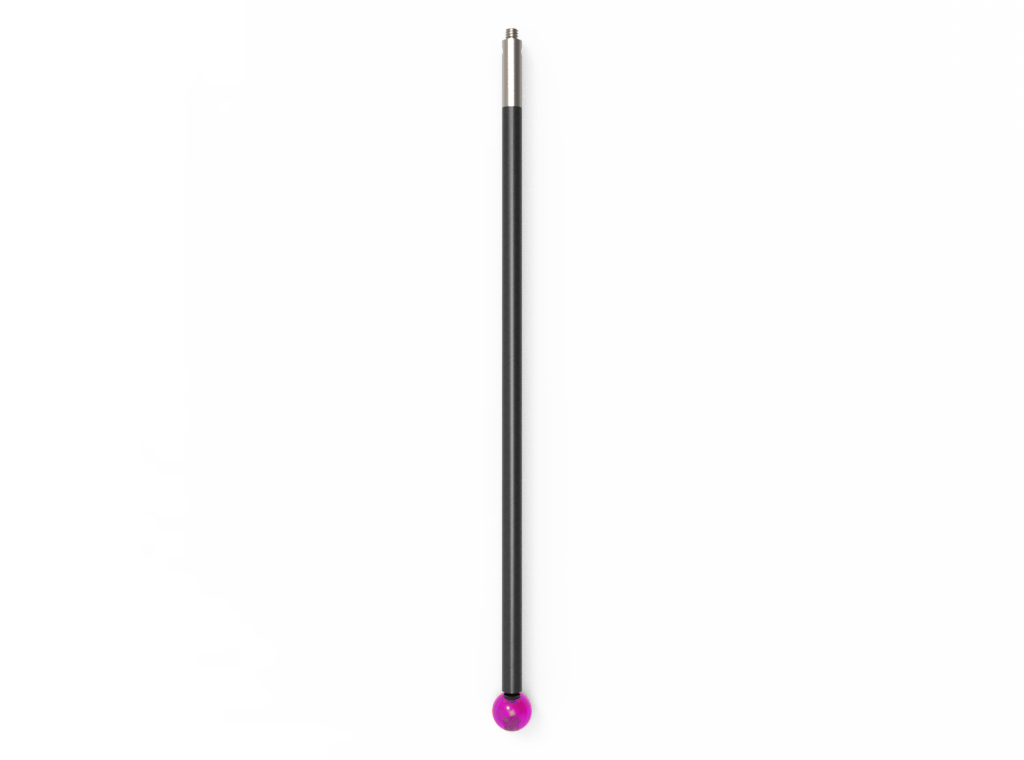 Straight Styli; base: stainless steel; stem: carbon fiber; ball: ruby