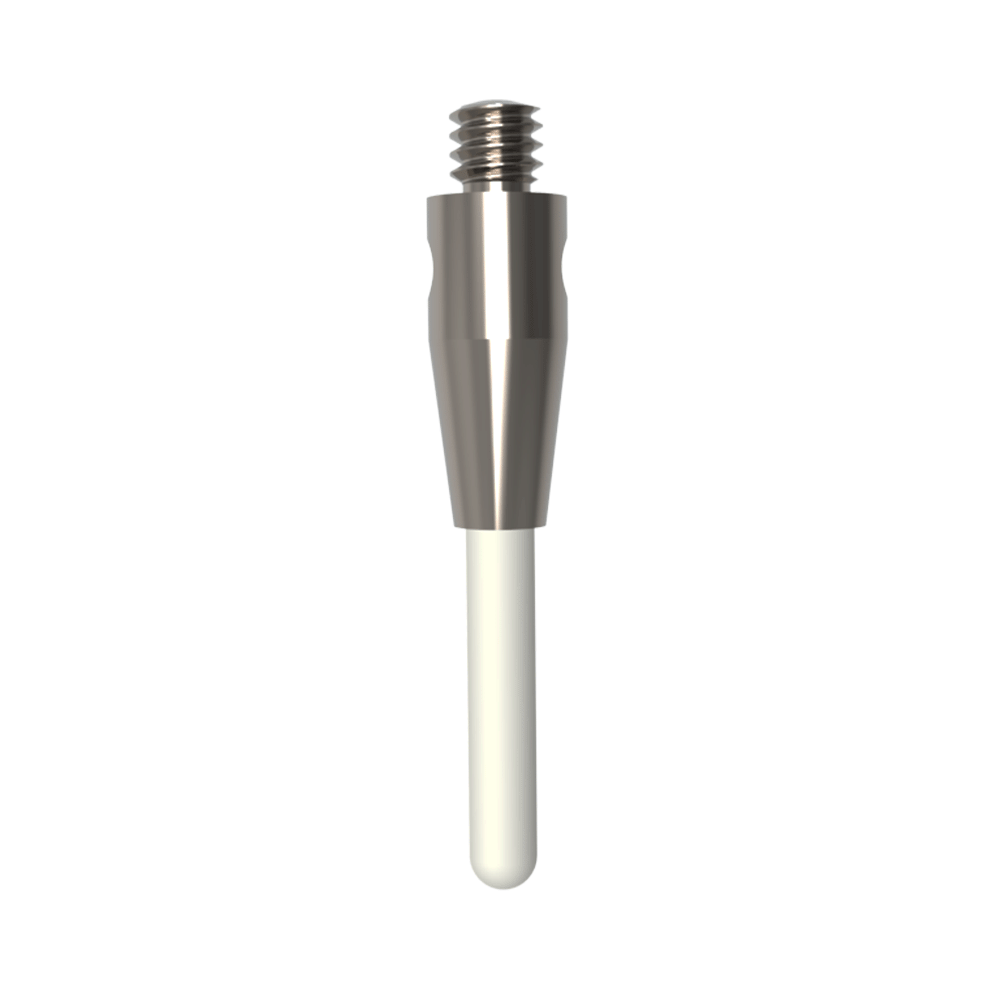 Cylinder Styli; base: stainless steel; stem: ziconium oxide; ball: zirconium oxide