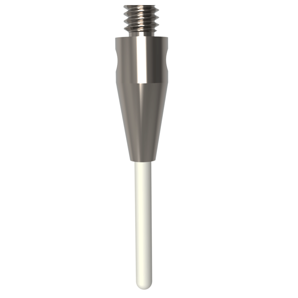 Cylinder Styli; base: stainless steel; stem: ziconium oxide; ball: zirconium oxide